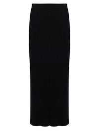 BASEPLUS_Black SKIRT - Black