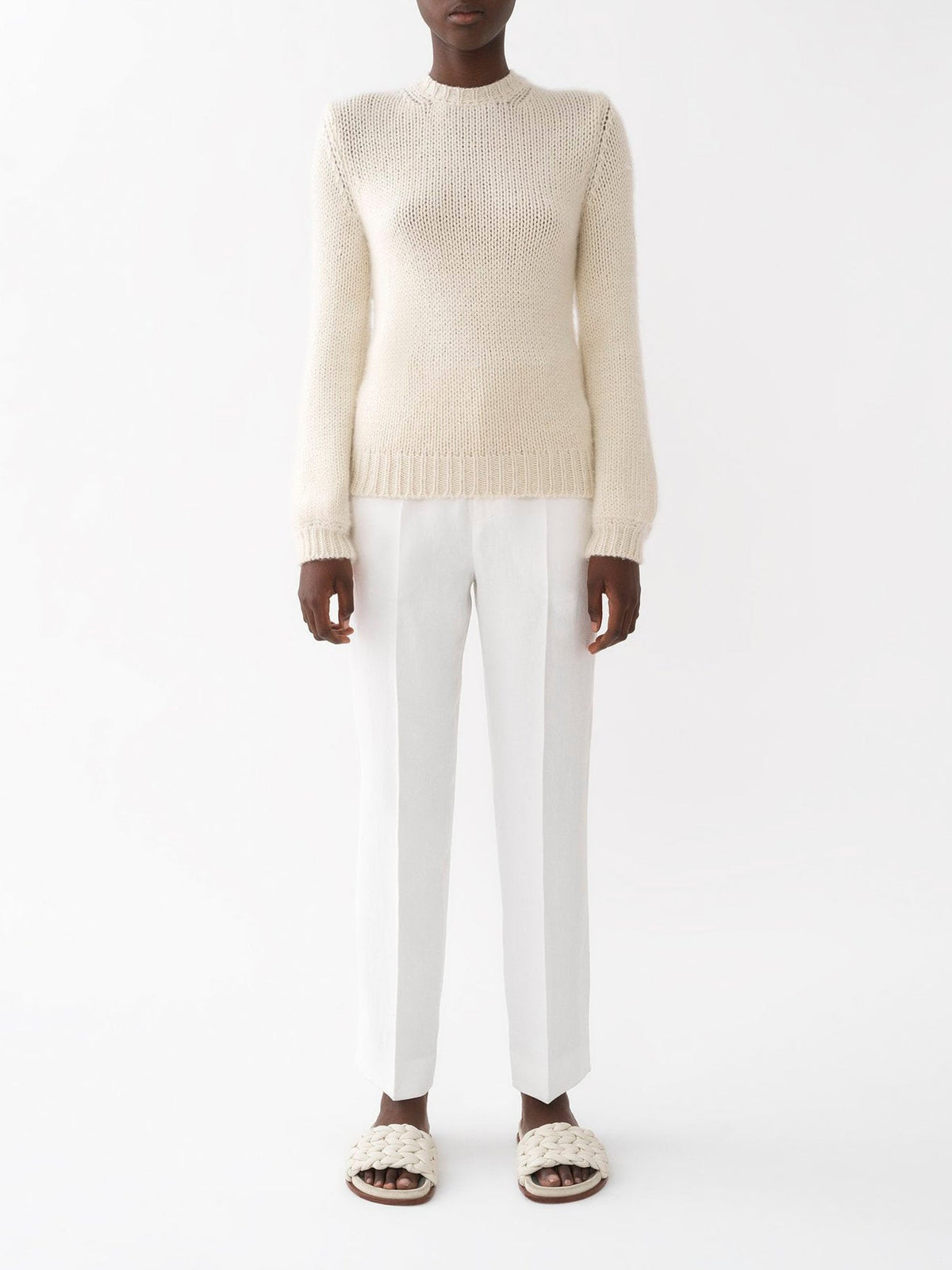 BASEPLUS_Iconic Milk TROUSERS - Iconic Milk