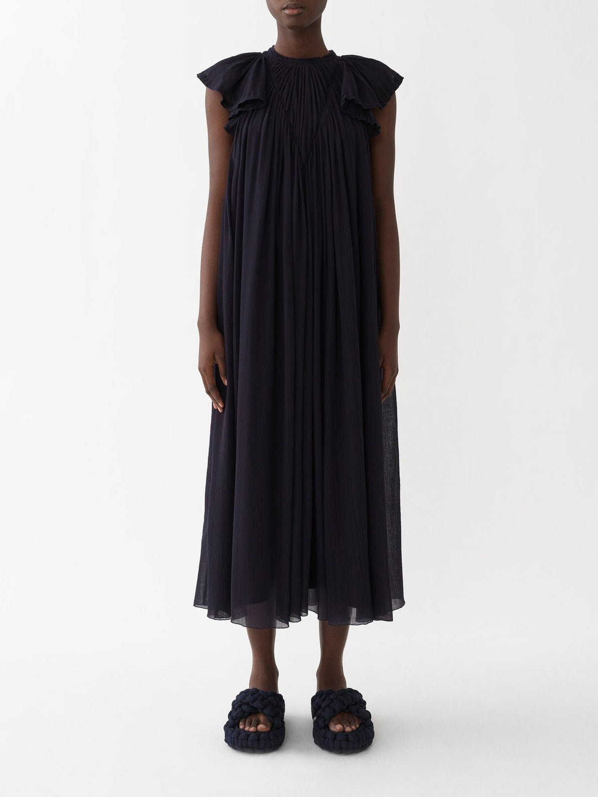 BASEPLUS_Ink Navy DRESS - Ink Navy