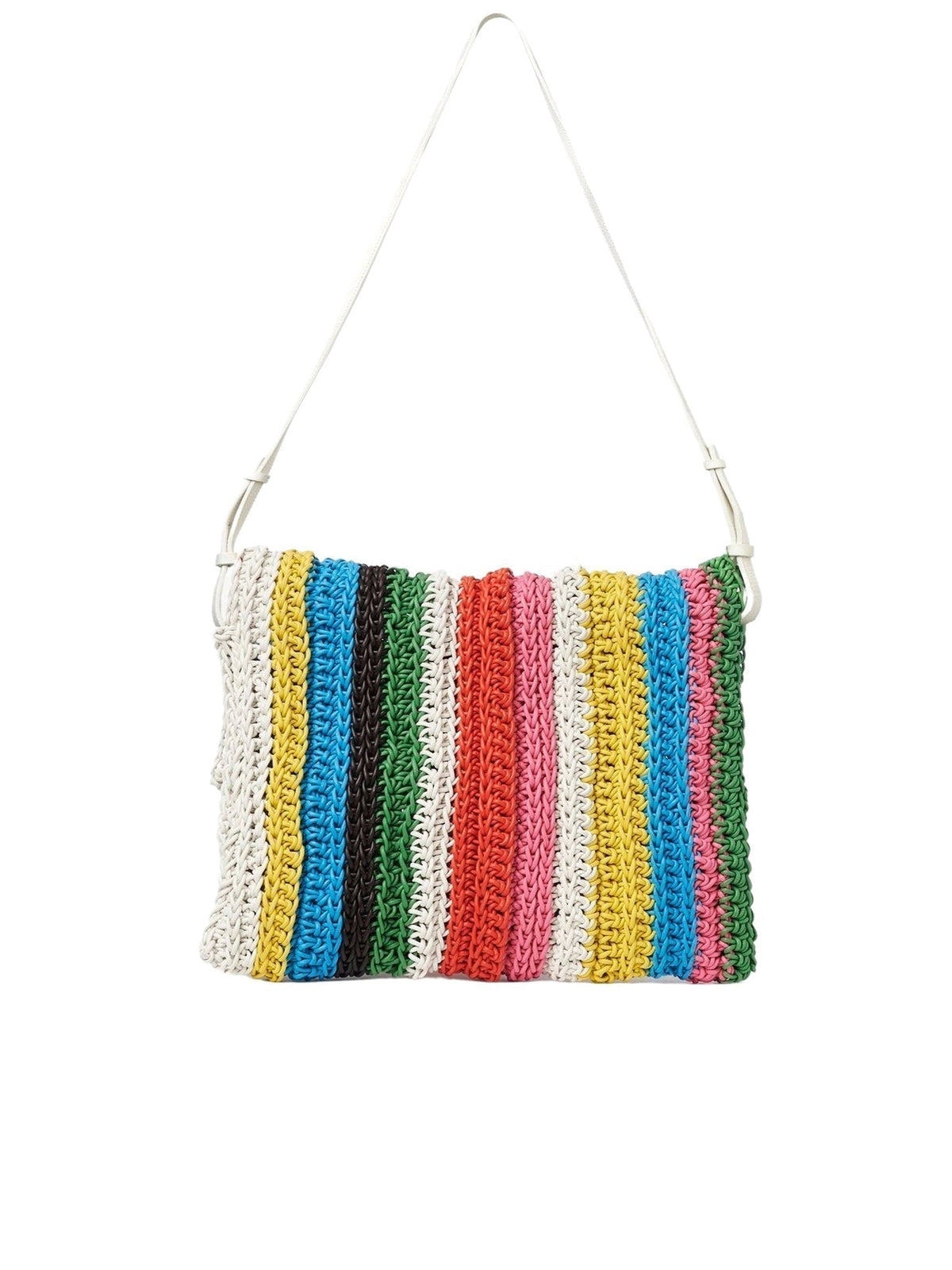 Multicolor White CLUTCH - Multicolor White