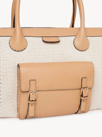 BASEPLUS_Soft Tan OVERSIZED DAYBAG - Soft Tan