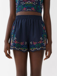 Multicolor Blue SHORT - Multicolor Blue