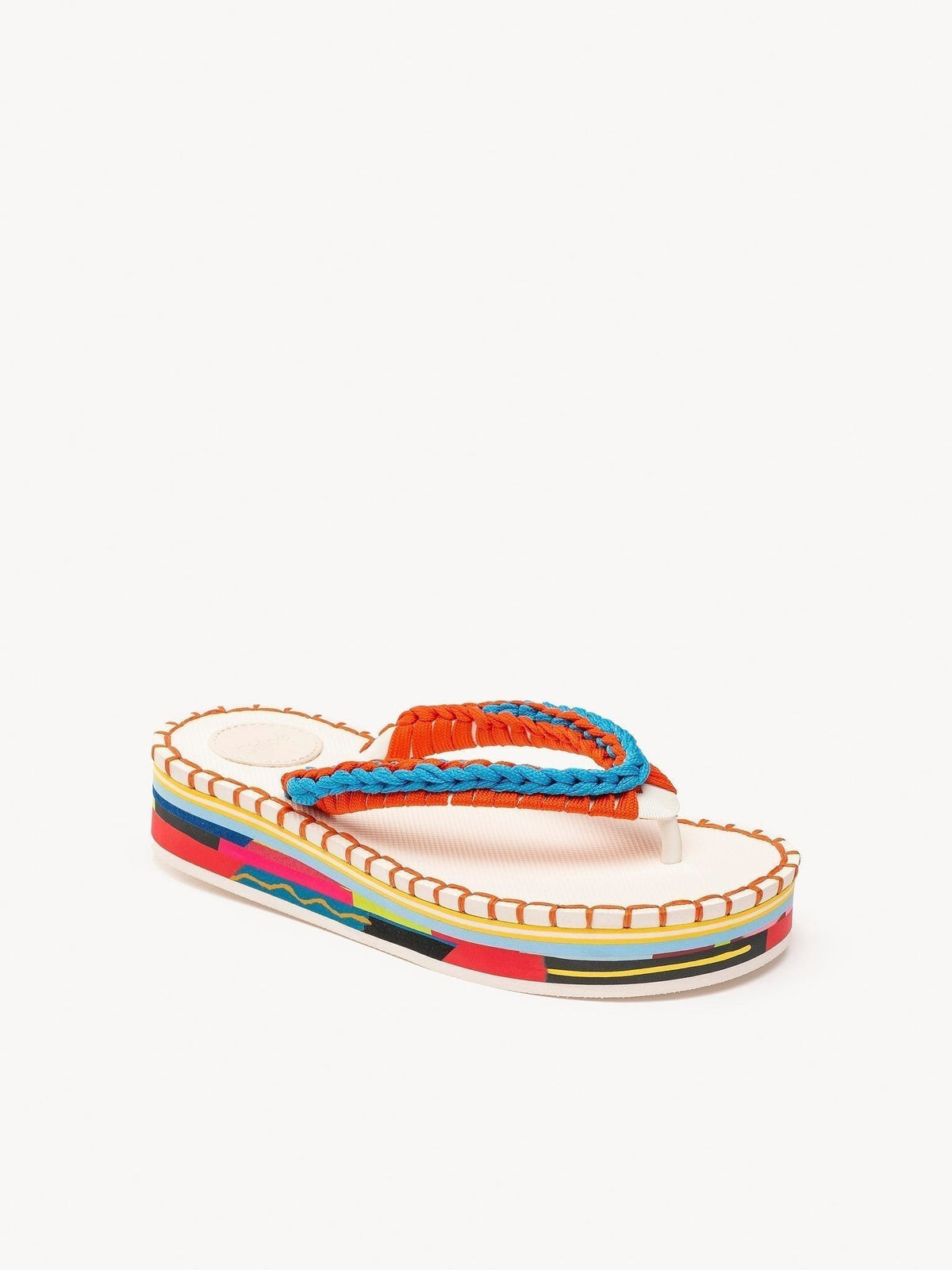 Orange & Blue FLAT SANDA - Orange & Blue