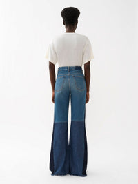 BASEPLUS_Multicolor Blue TROUSERS - Multicolor Blue