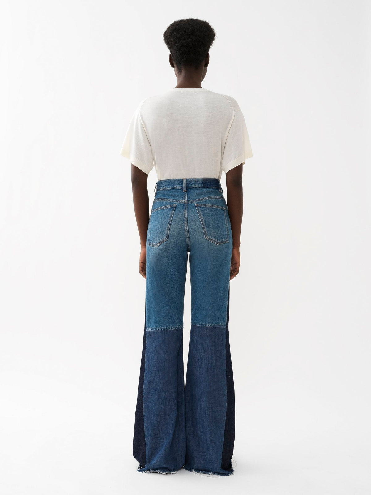 BASEPLUS_Multicolor Blue TROUSERS - Multicolor Blue