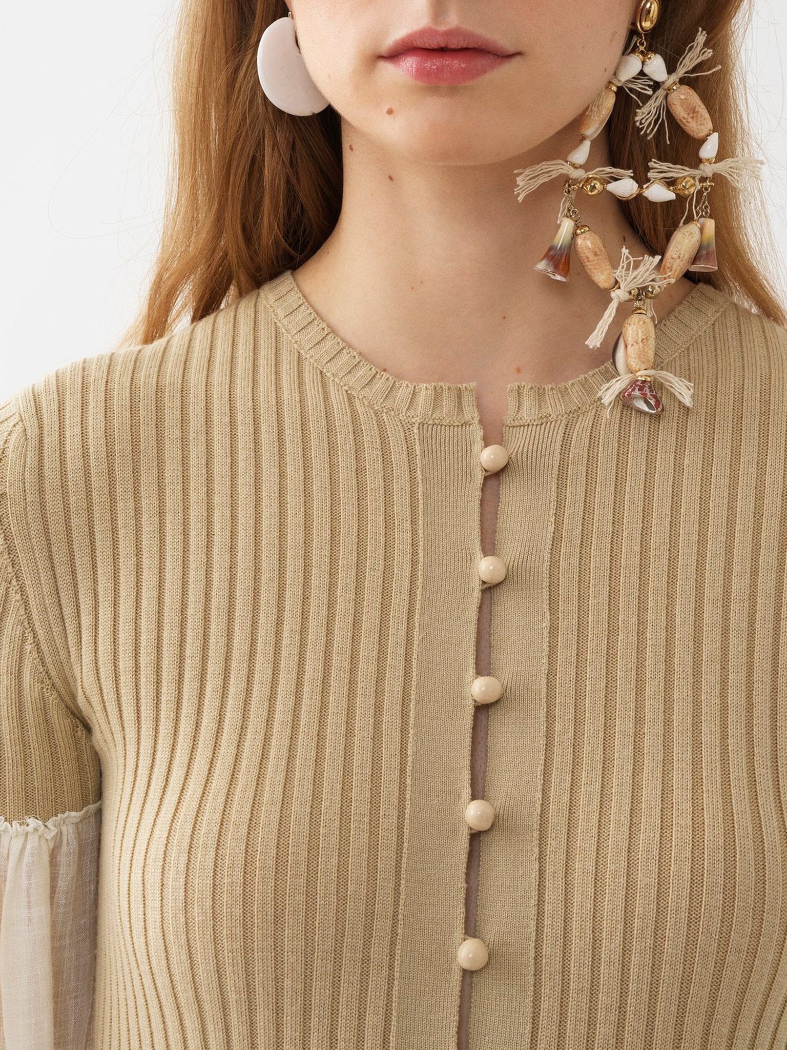 Boucles d’oreilles Lyv oversize en laiton - Gold Color
