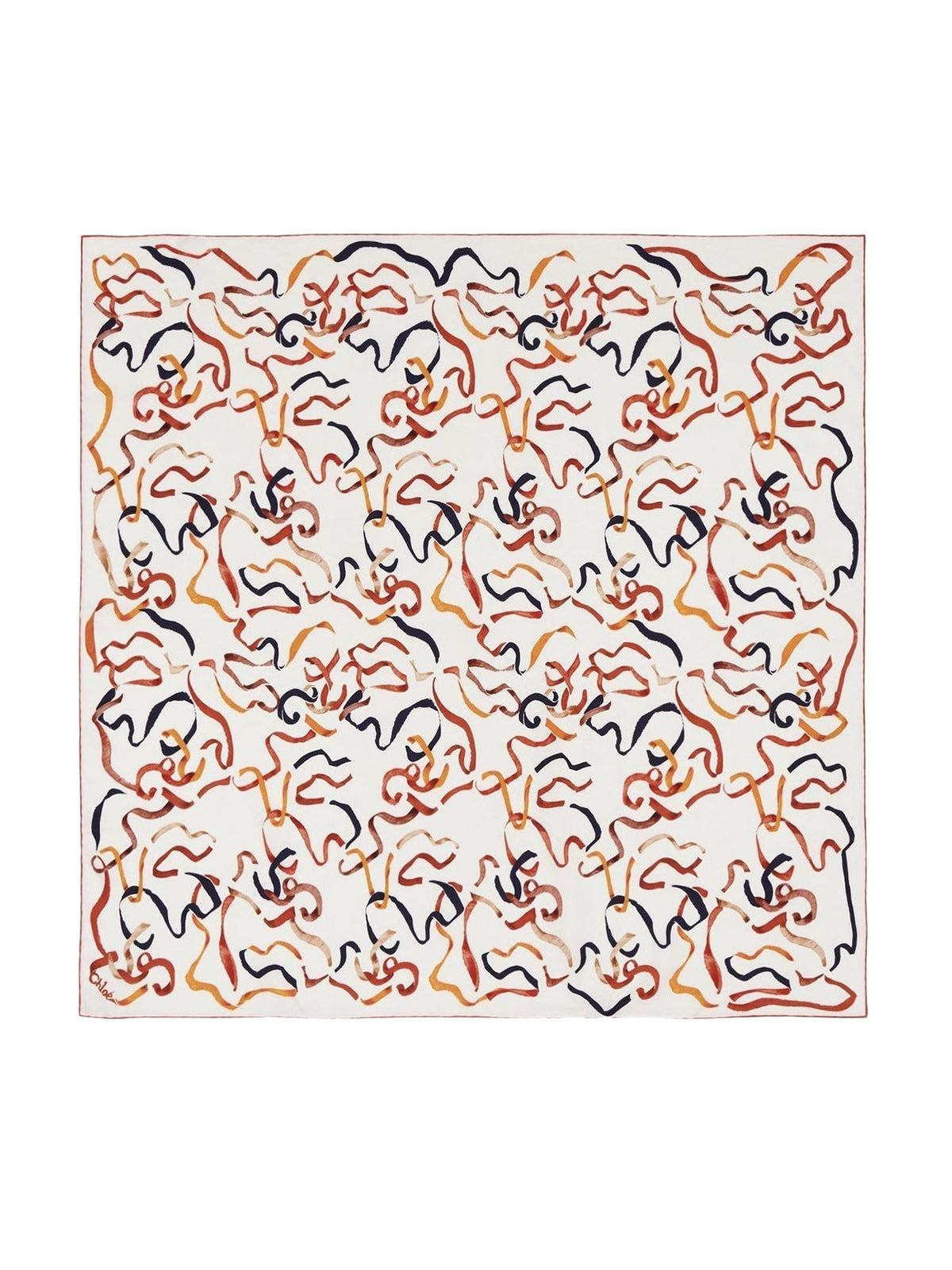 Multicolor Red CARRE SCA - Multicolor Red