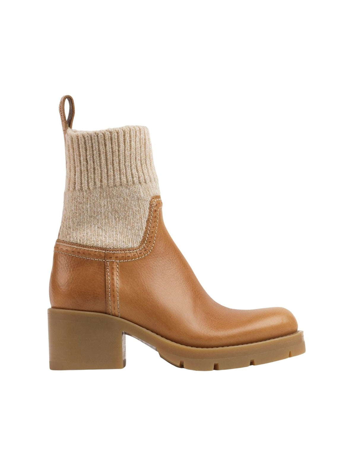 BASEPLUS_Quiet Brown ANKLE BOOTS - Quiet Brown