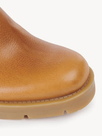 BASEPLUS_Quiet Brown ANKLE BOOTS - Quiet Brown