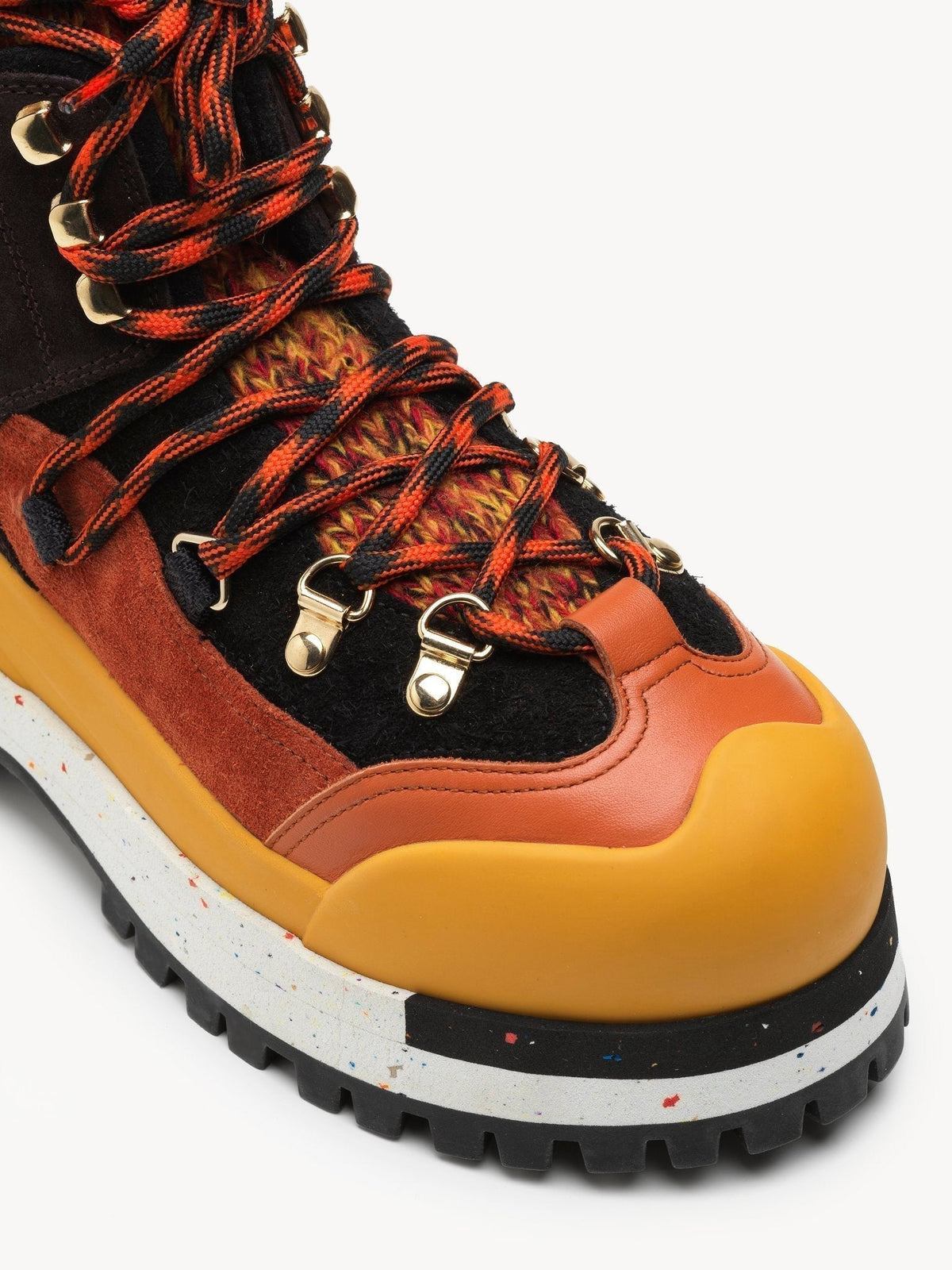 Black & Orange ANKLE BOO - Black & Orange