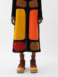 Black & Orange ANKLE BOO - Black & Orange