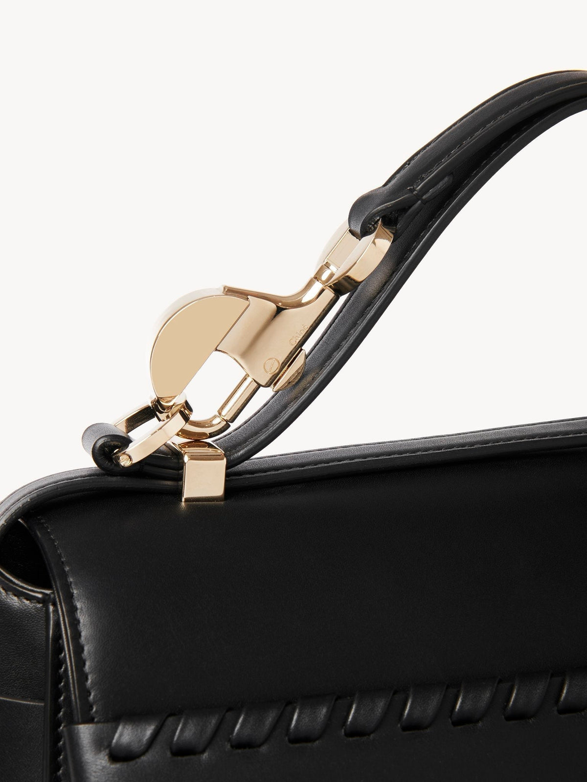 Black TOP HANDLE BAG - Black
