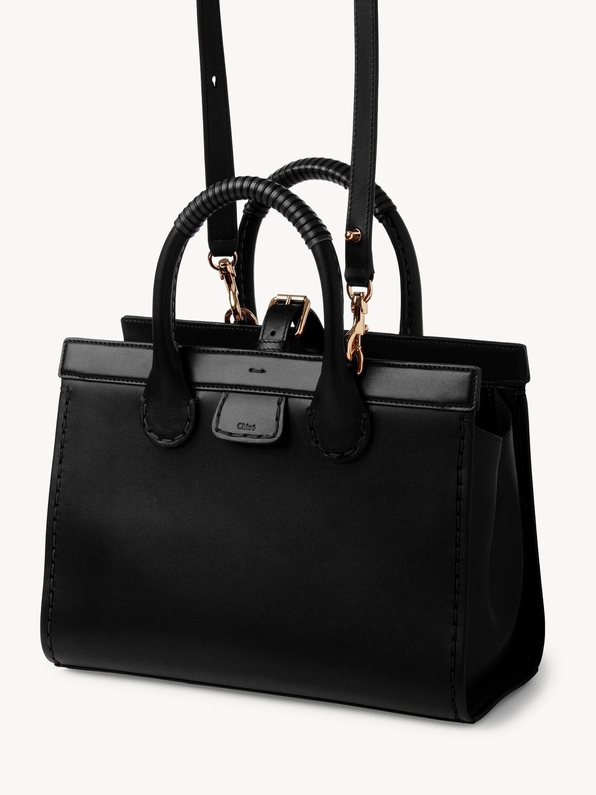 Black MEDIUM TOTE BAG - Black