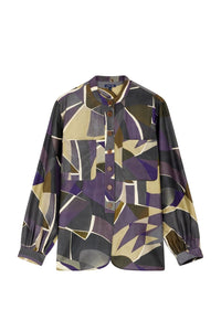 ACIER/BEIGE BLOUSE LAURE