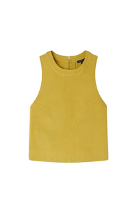 Pampa sleeveless denim blouse - Golden Yellow