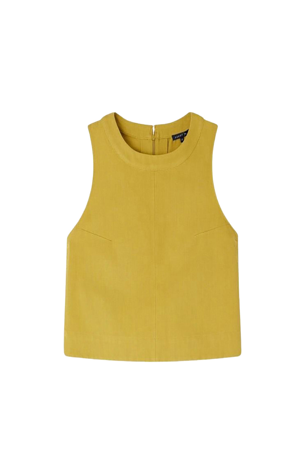 Pampa sleeveless denim blouse - Golden Yellow
