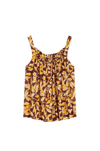 JAUNE/PRUNE TOP PAPILLON