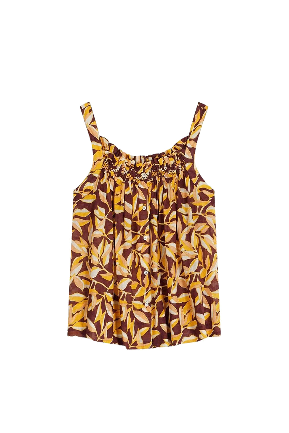 JAUNE/PRUNE TOP PAPILLON