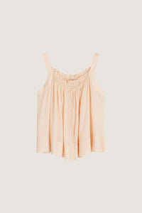 BEIGE ROSE _ Chemise Papillon en coton - Beige rose