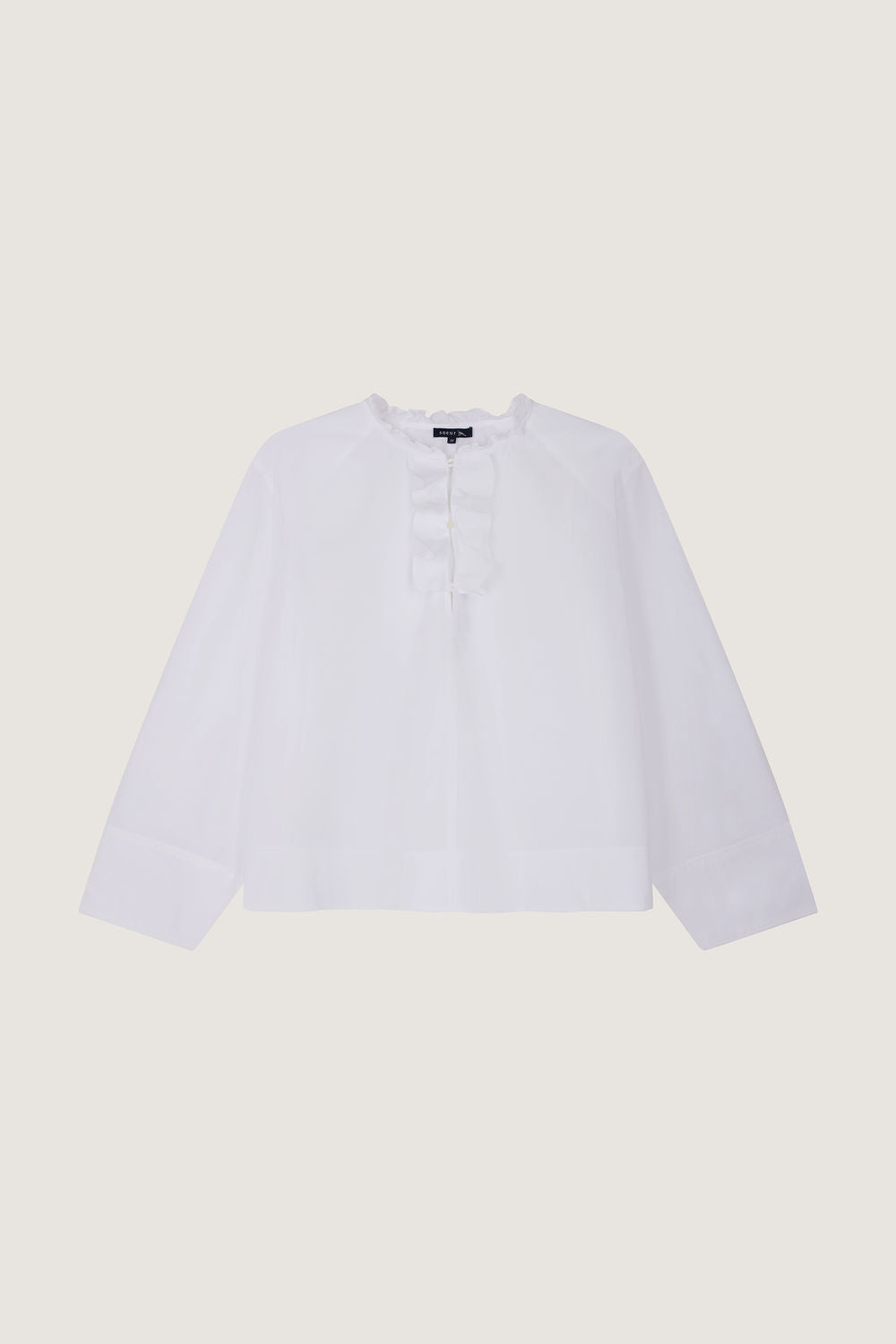 BLANC _ Chemise Thema en coton - Blanc