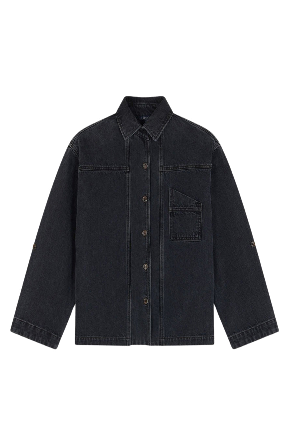 DENIM NOIR DELAVE CHEMISE LION