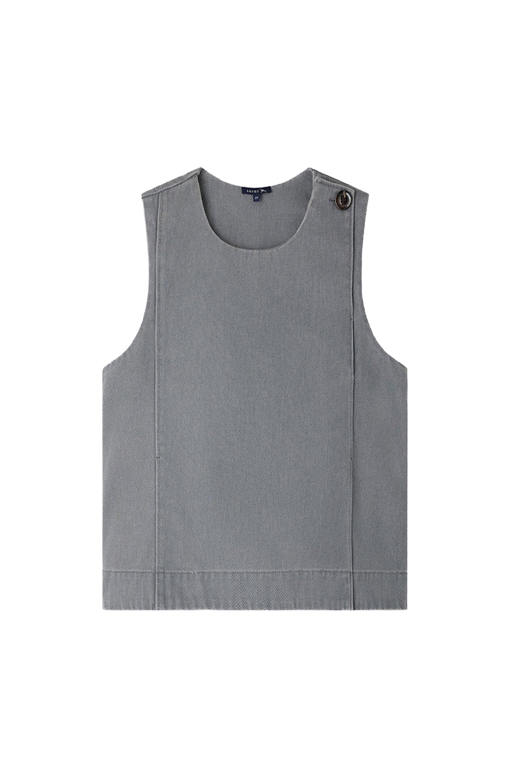 Aurore sleeveless blouse - Grey