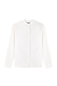 Cotton Bermuda Shirt - Grey Green & White