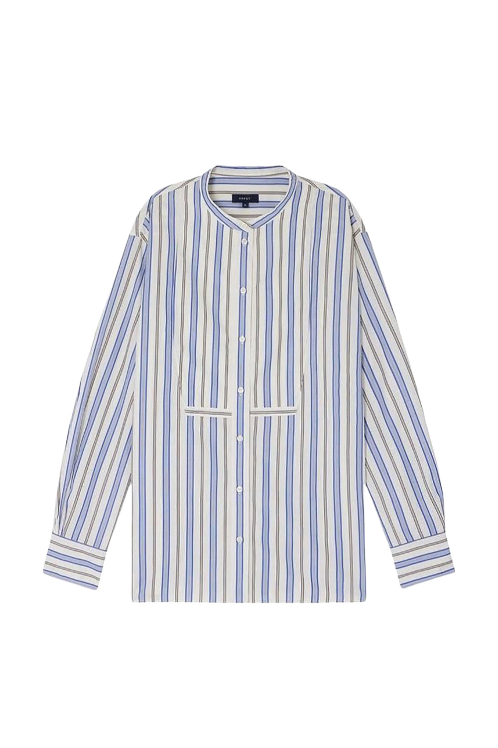 Dori cotton blouse - Blue & White