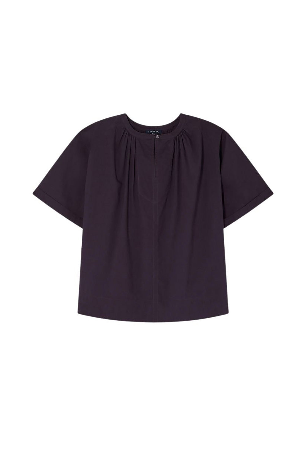 Blouse Arlette en coton - Prune