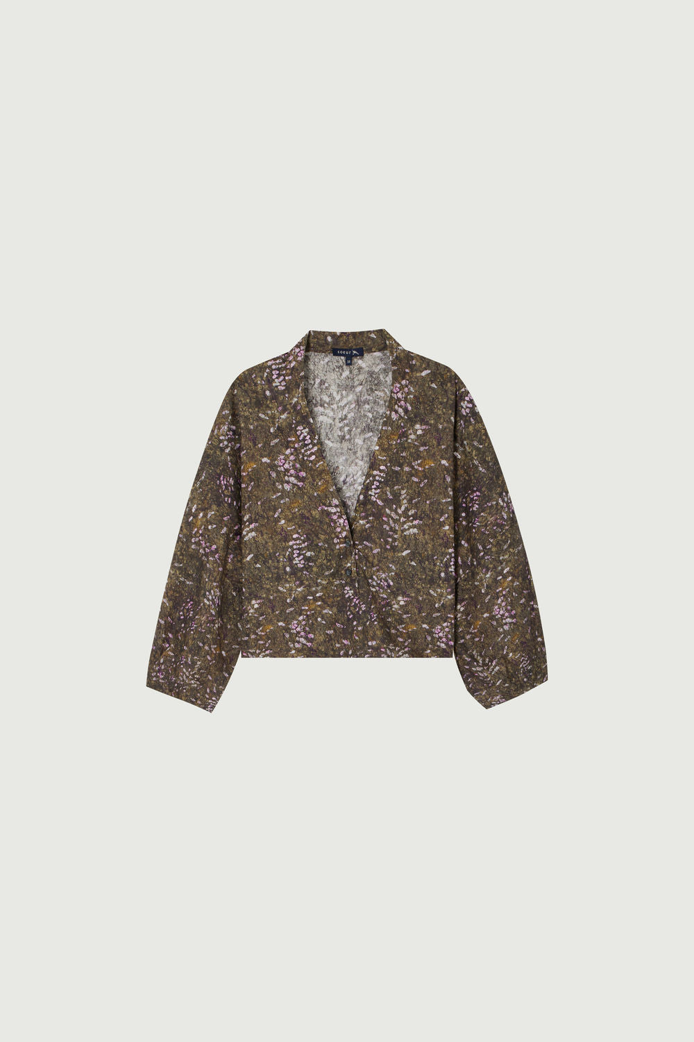 KAKI/LILAS BLOUSE ETEOCLE