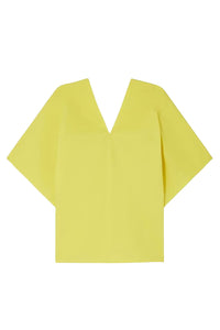 Denise cotton blouse - Lemon Yellow