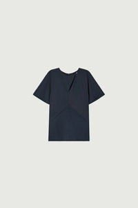 BLEU NUIT BLOUSE EMBRUN