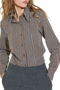 Chemise New Tree à rayures - Khaki