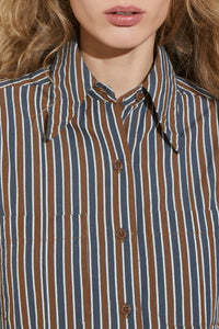Chemise New Tree à rayures - Khaki