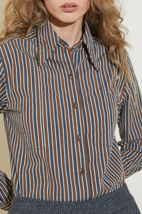 Chemise New Tree à rayures - Khaki