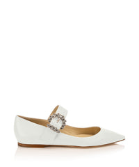 Ballerines plates Cheri en cuir - Milk