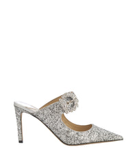 Cherisi 85 crystal mules - Silver