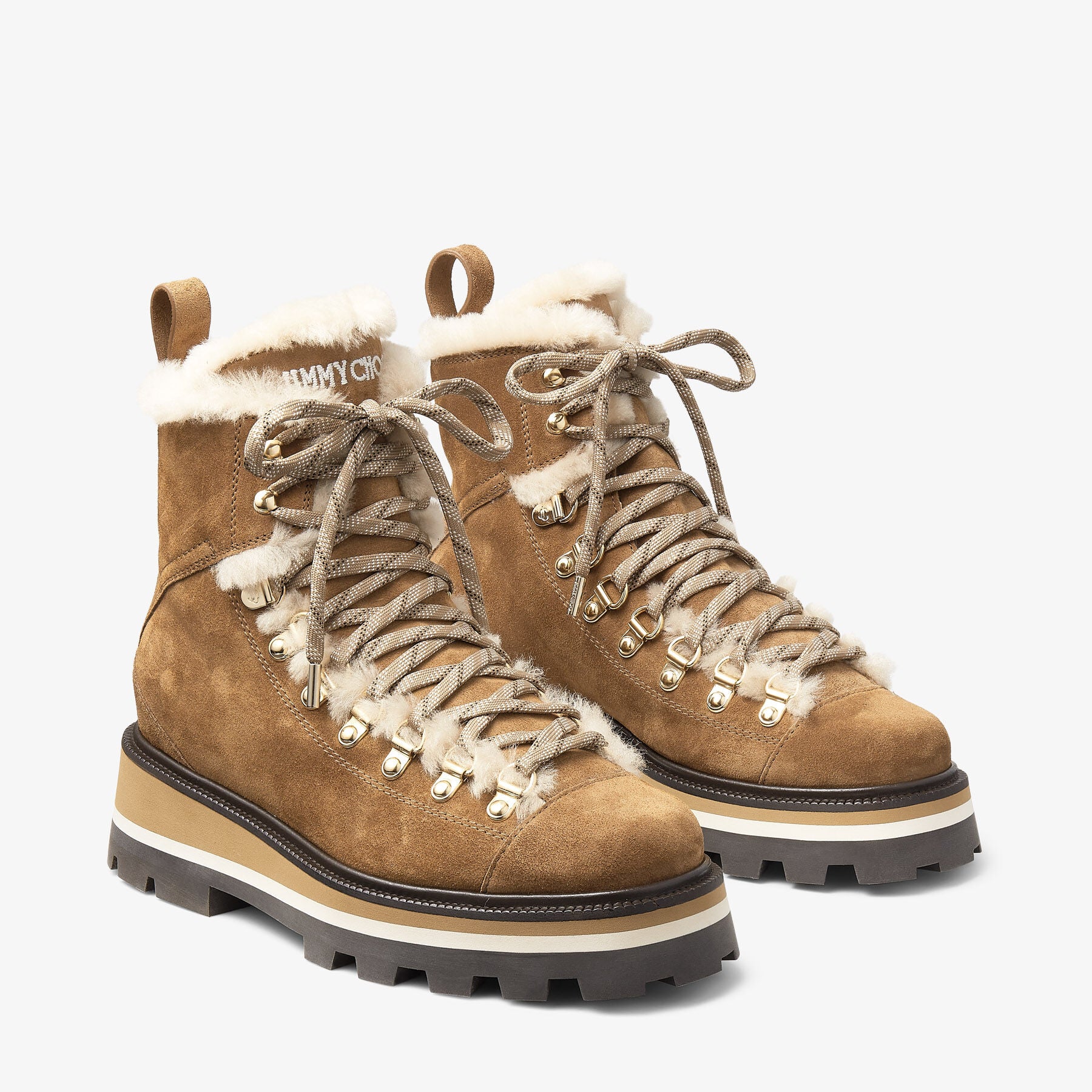 ZNO STOCK 0 / Reco 280 KHAKI BROWN/BARLEY Boot CHIKE SHEARLING