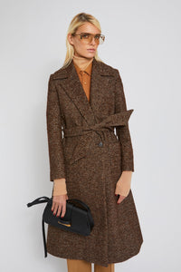 ZNOSTOCK_BROWN COAT CHILE - Brown