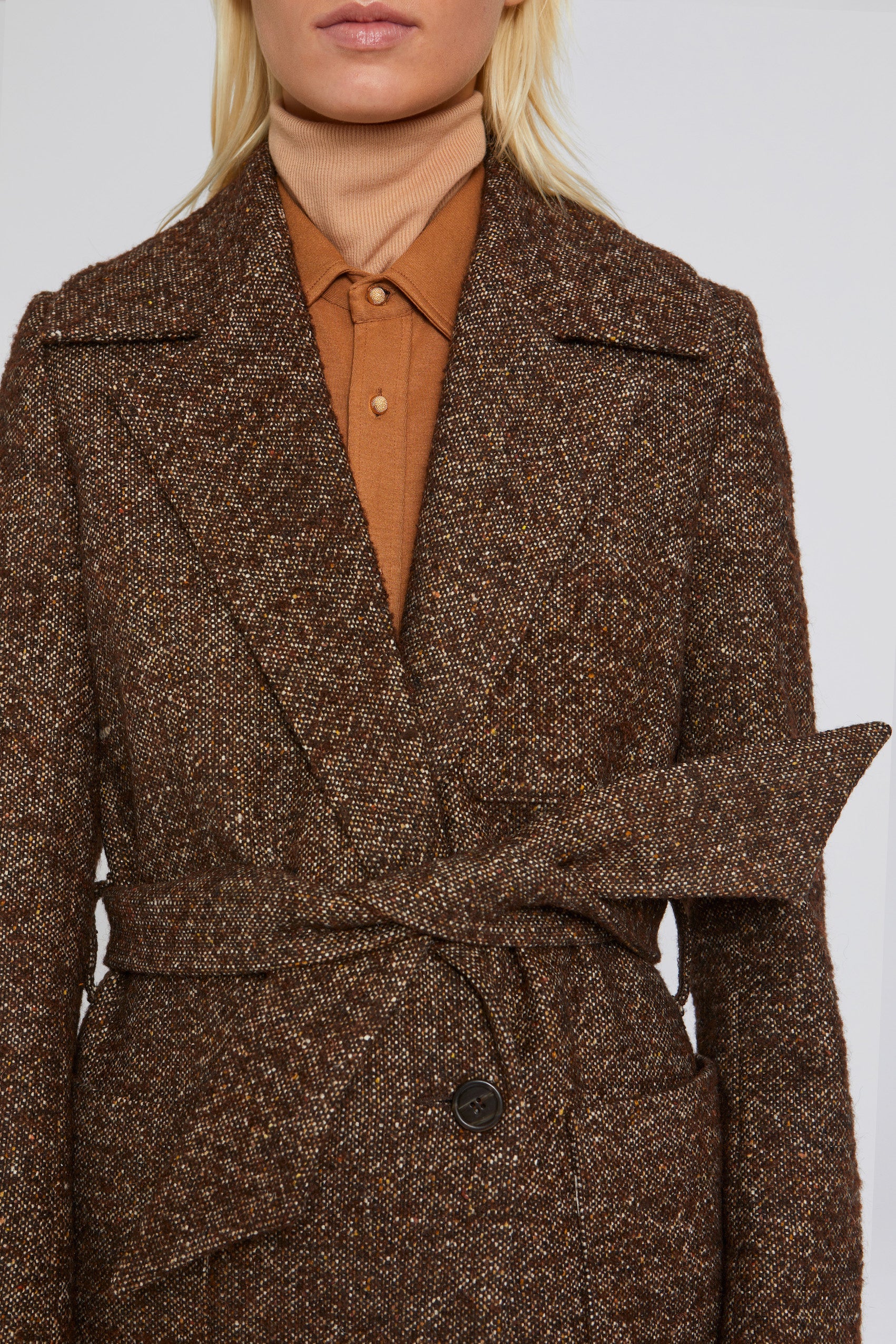 ZNOSTOCK_BROWN COAT CHILE - Brown