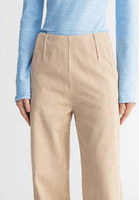 Pantalon ample Chip - Cream