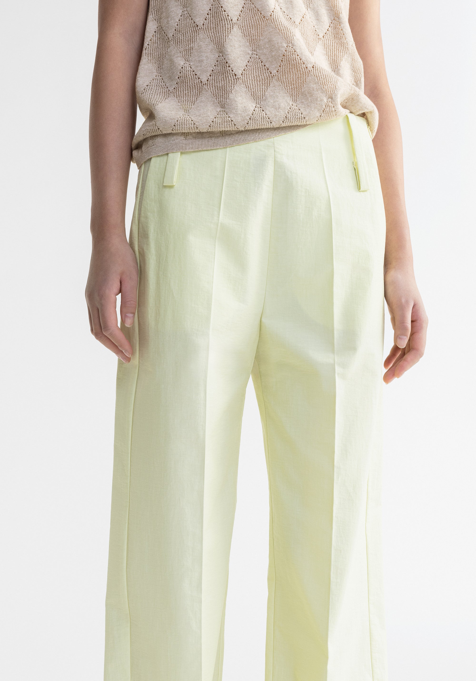 Pantalon Chip large à revers - Canary