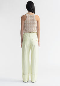 Pantalon Chip large à revers - Canary