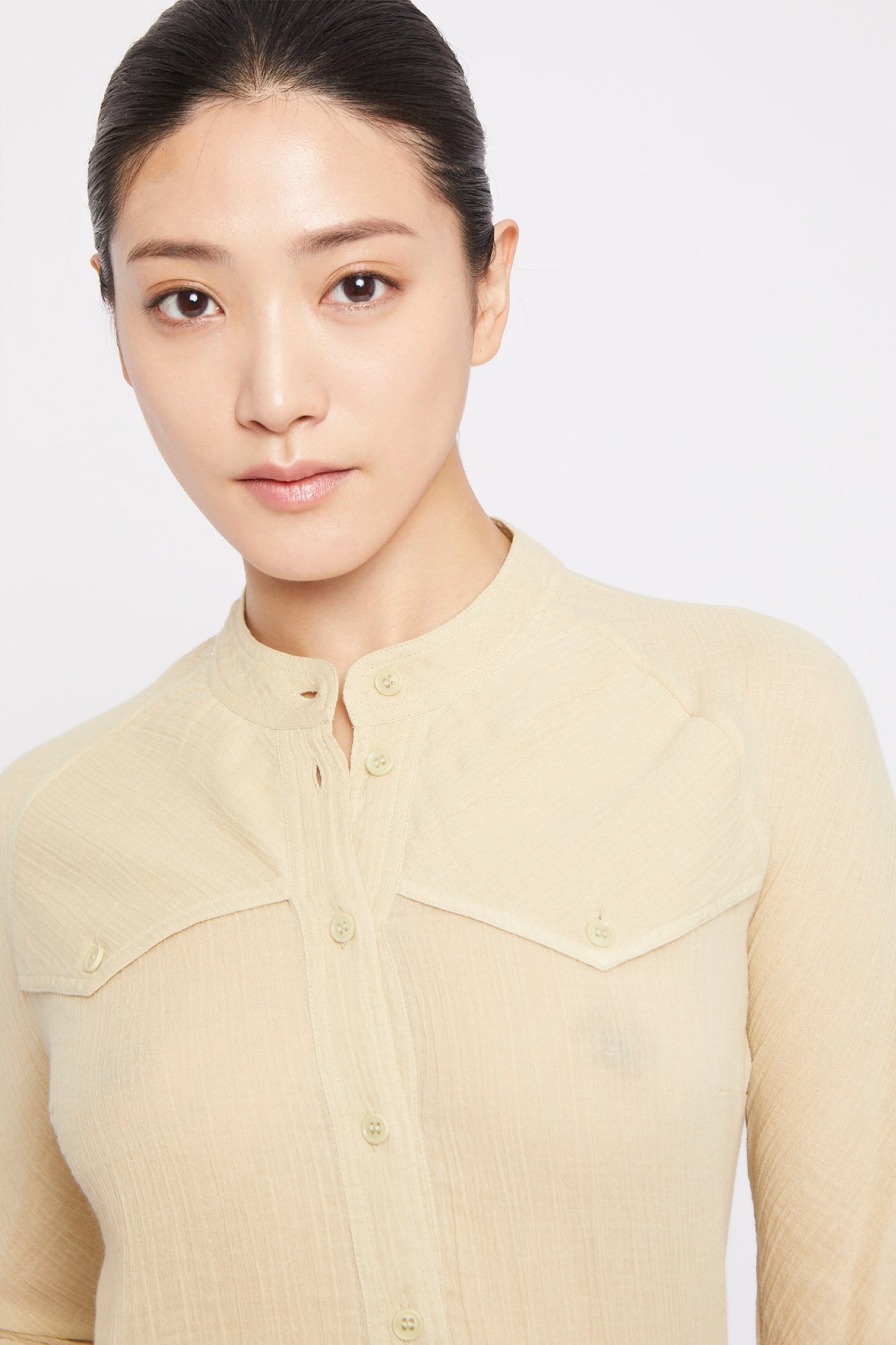 ZNOSTOCK_SAND SHIRT CHLO - Sand