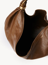 BASEPLUS_Dark Khaki LARGE HOBO BAG - Dark Khaki