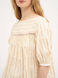 BASEPLUS_Multicolor Beige TOP - Multicolor Beige