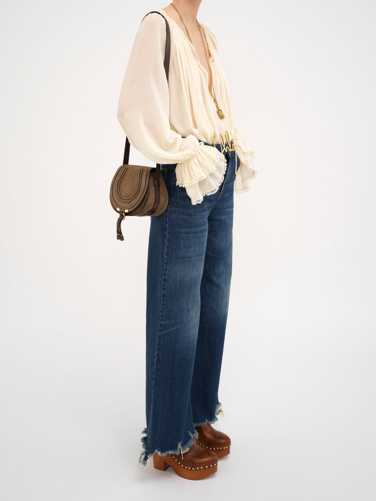 Flannel Grey SMALL SADDLE - Flannel Grey