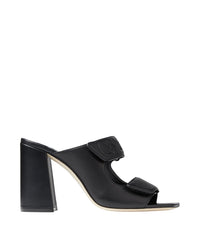 Mules Choo 100 en cuir - Black