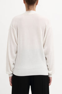 BASEPLUS_Crystal White PULLOVER - Crystal White