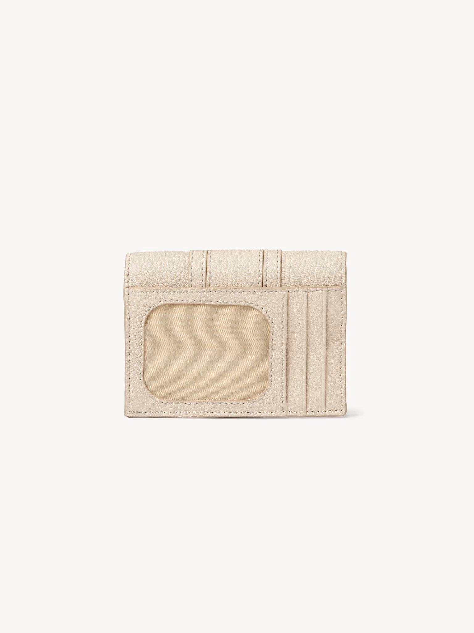 Étui à clés Hana en cuir - Cement Beige